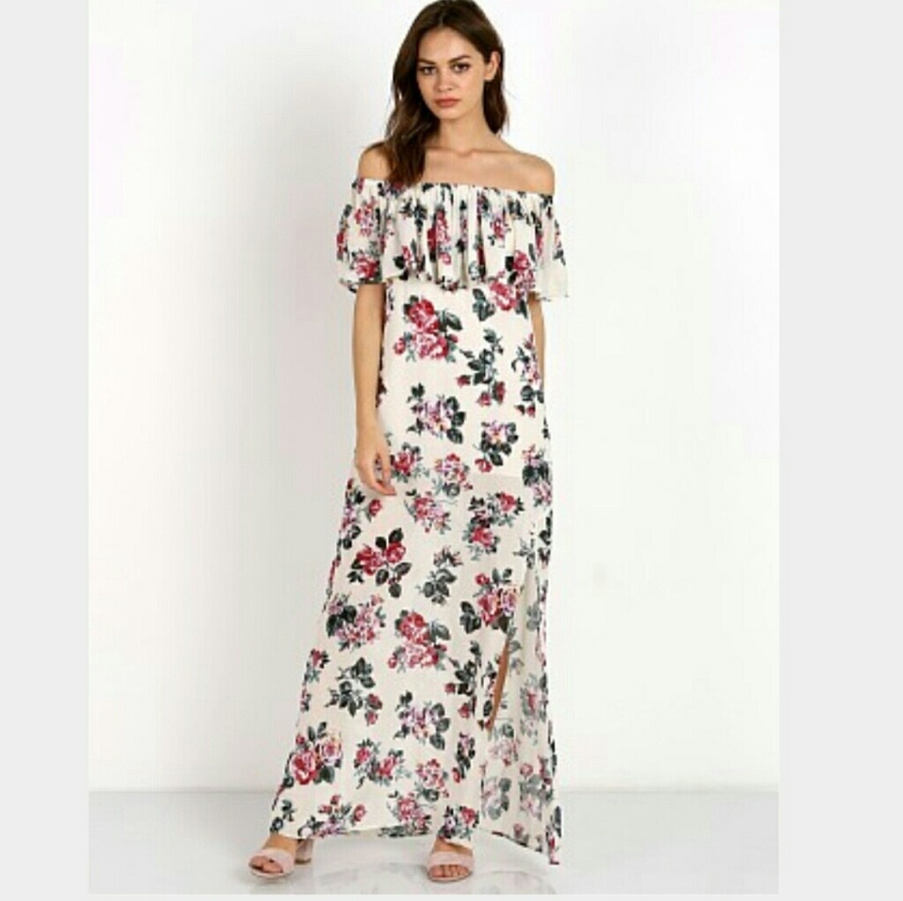 Roe+May Brooks Maxi Vintage Floral Dress